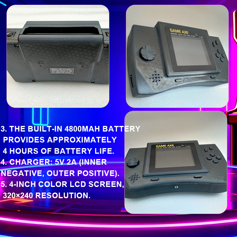 PFT Elite 4-Inch Handheld Arca - Retro Gaming Console avaliação e preço