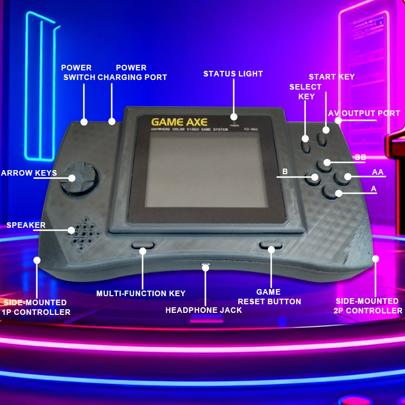 PFT Elite 4-Inch Handheld Arca - Retro Gaming Console avaliação e preço