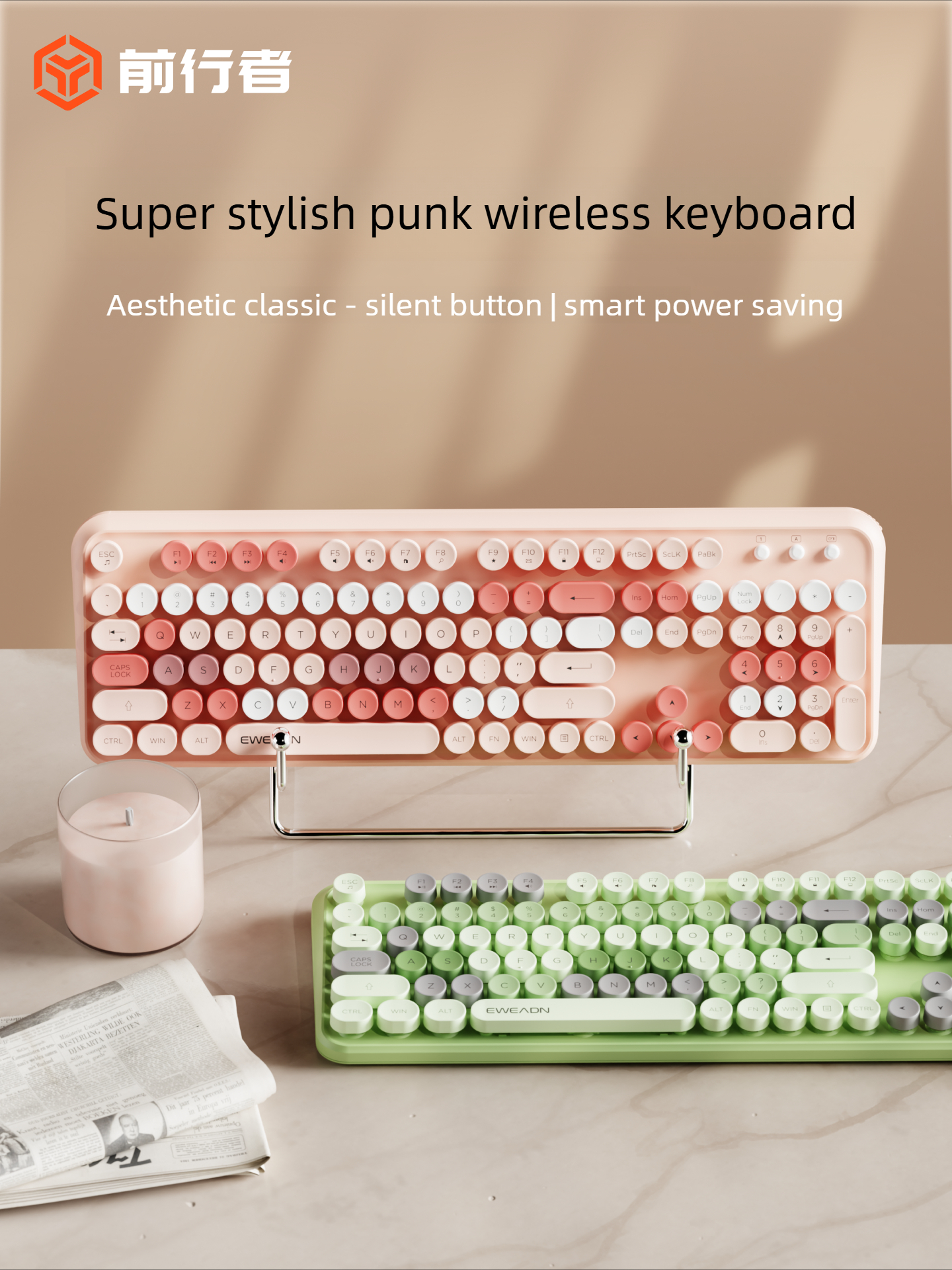 EWEADN V96 Wireless Keyboard M - Retro Gaming Windows avaliação e preço