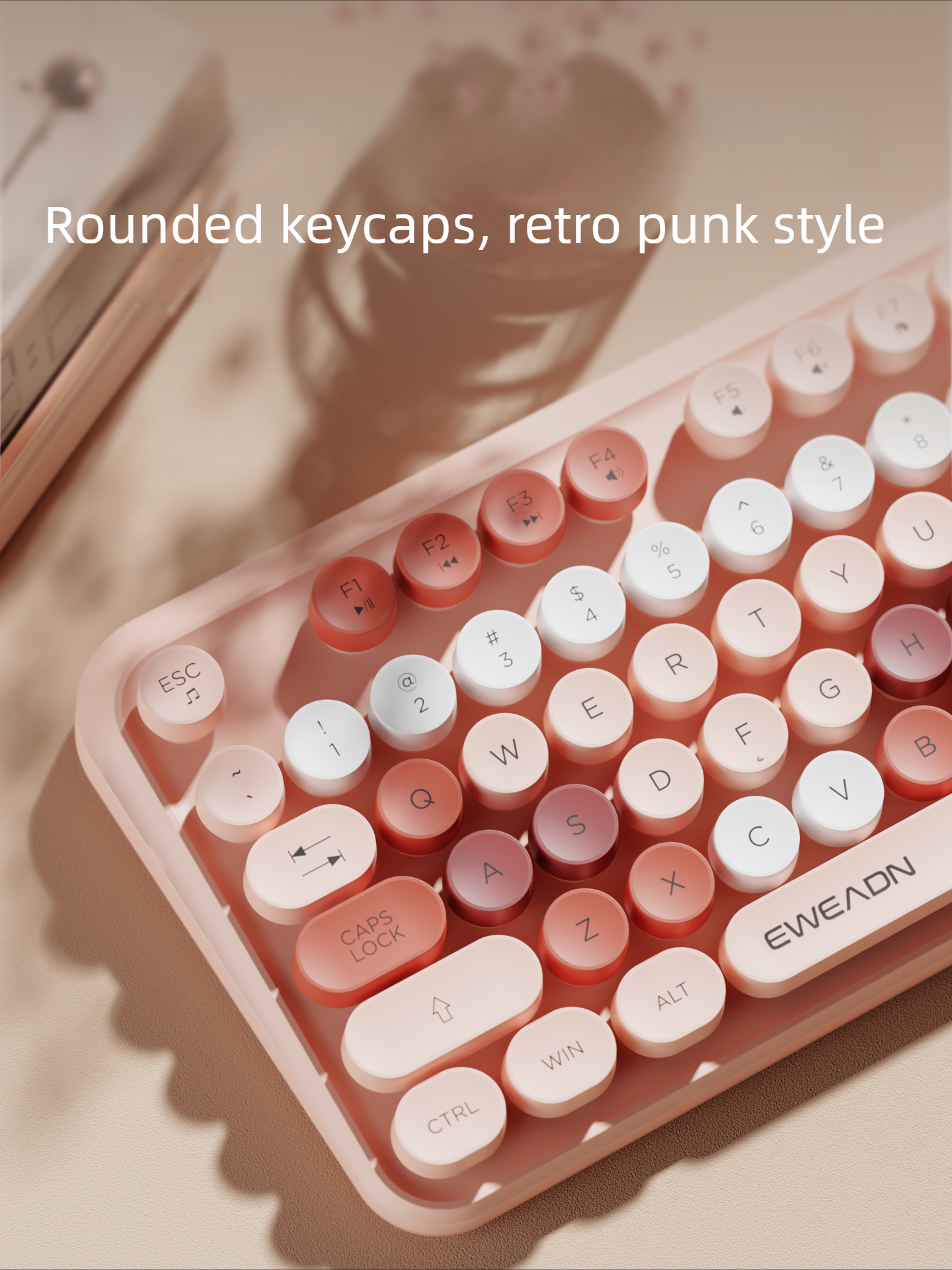 EWEADN V96 Wireless Keyboard M - Retro Gaming Windows avaliação e preço