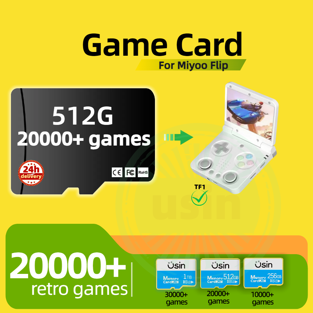 Game Card For Miyoo Flip 30000 - Retro Gaming Tablet avaliação e preço
