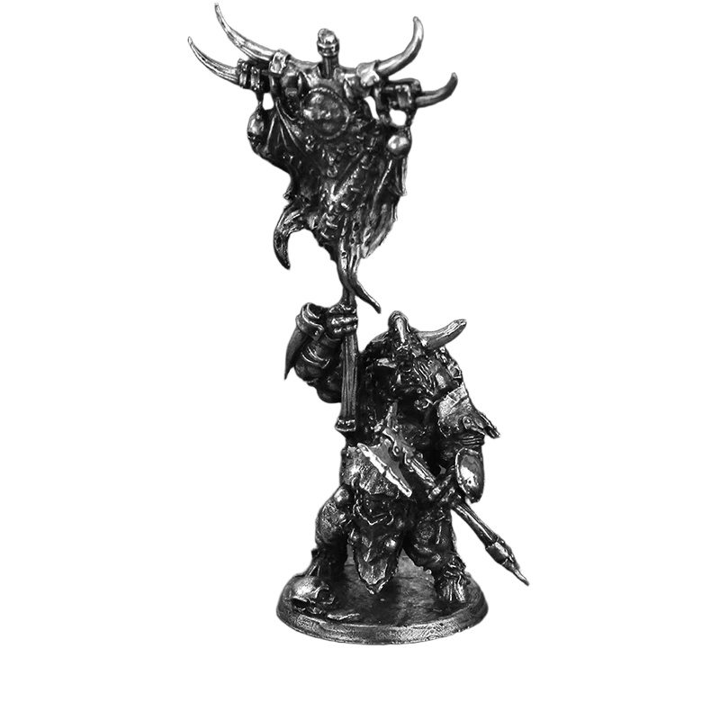 Bull Warrior Metal Figurine Mi - Retro Gaming Gif avaliação e preço