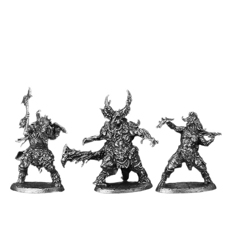 Bull Warrior Metal Figurine Mi - Retro Gaming Gif avaliação e preço