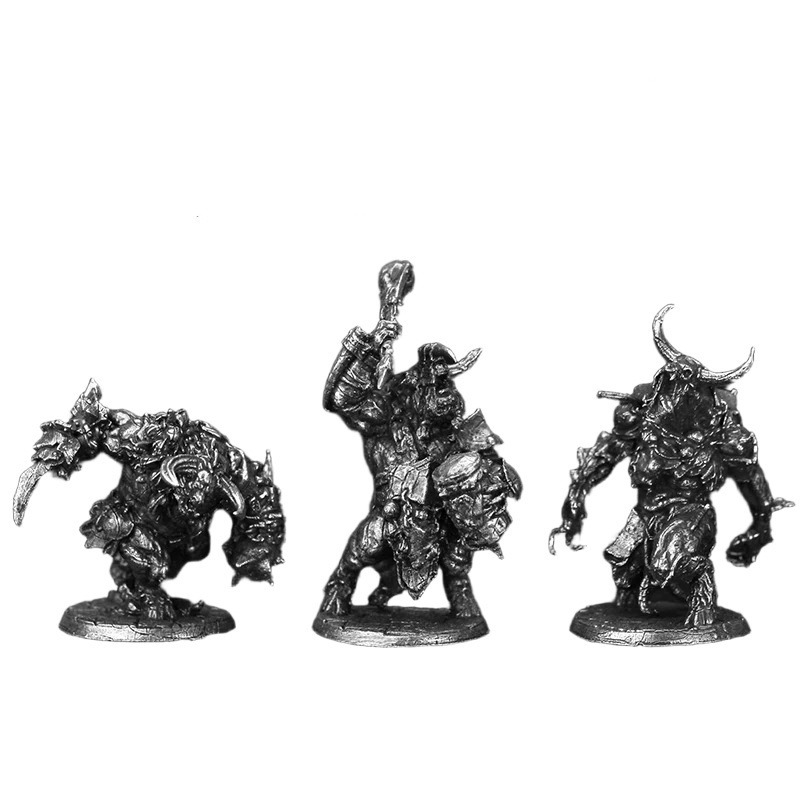 Bull Warrior Metal Figurine Mi - Retro Gaming Gif avaliação e preço