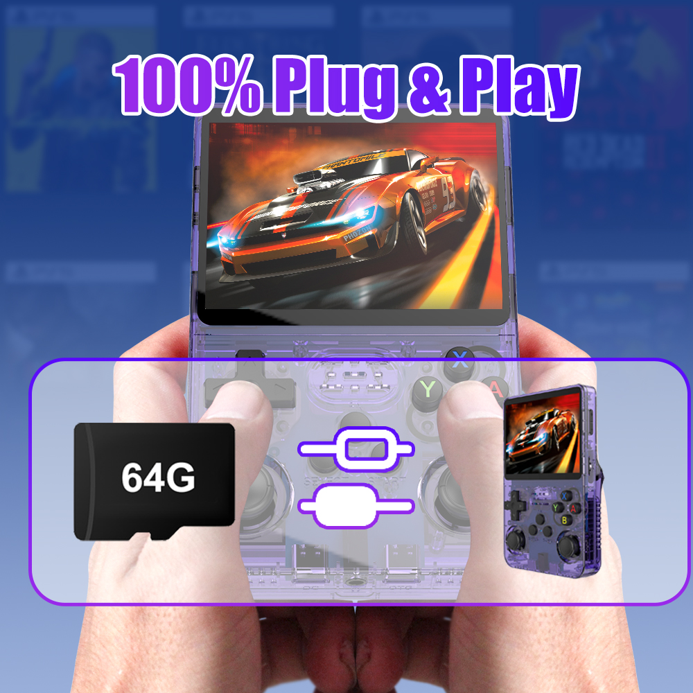 64G Game TF Card for R36S Vide - Retro Gaming Qss avaliação e preço