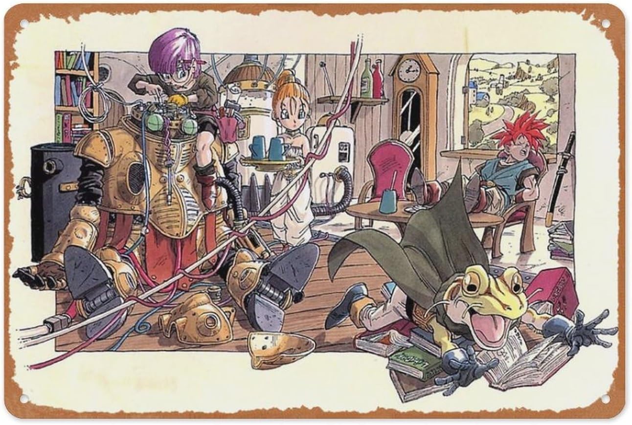 Retro Game Metal Sign - Chrono - Retro Gaming Art avaliação e preço