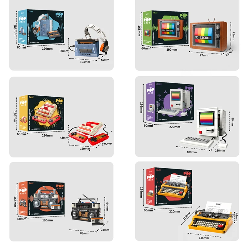 Retro DIY Building Blocks TV R - Retro Gaming Setup avaliação e preço