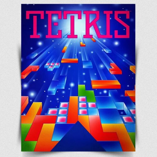 TETRIS METAL SIGN PLAQUE - Ret - Game Retro Gaming avaliação e preço