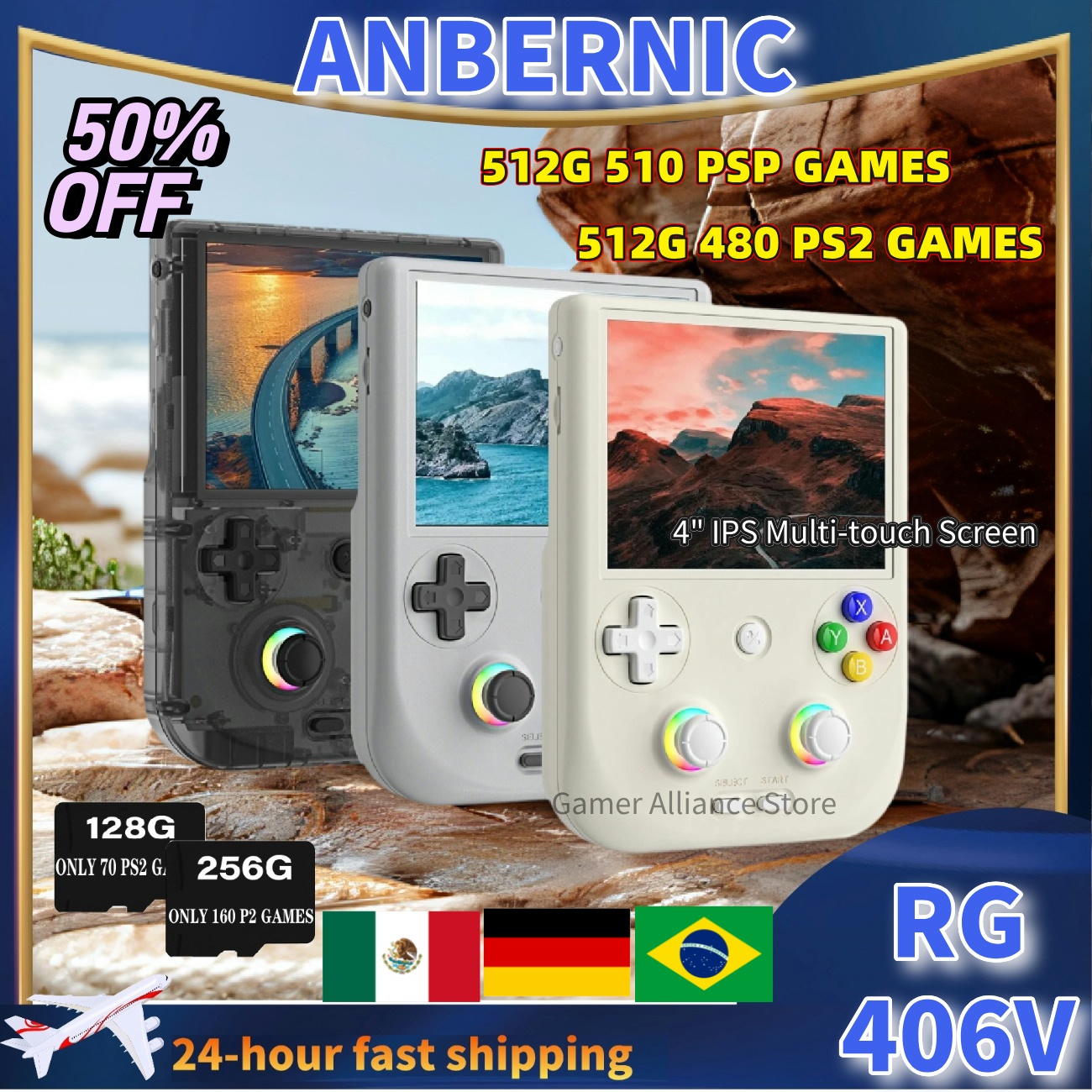 ANBERNIC RG406V RG 406V Retro  - Retro Gaming La avaliação e preço