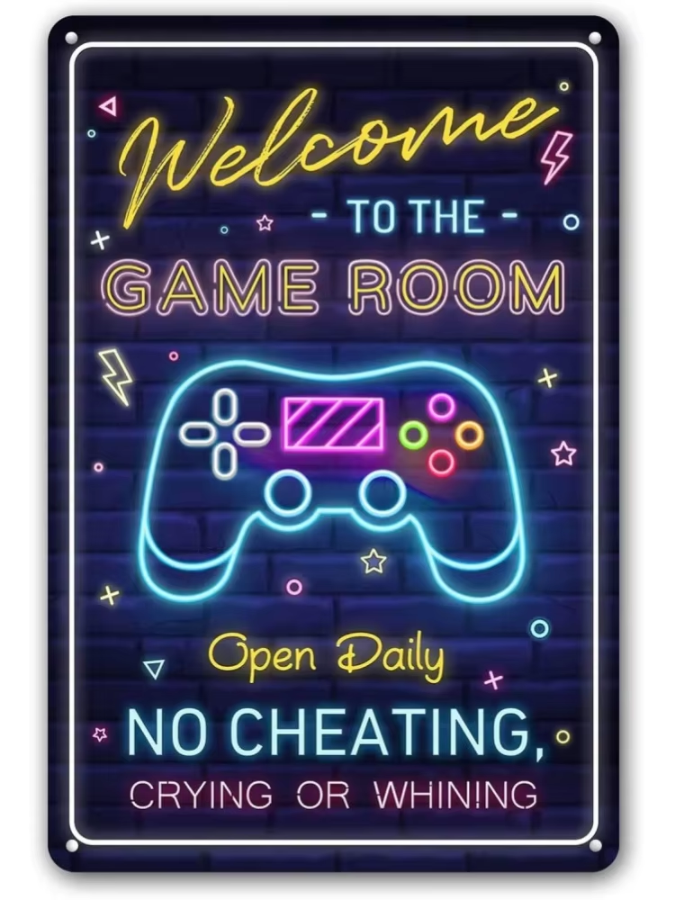 Man Cave Decor Welcome To The  - Game Retro Gaming avaliação e preço