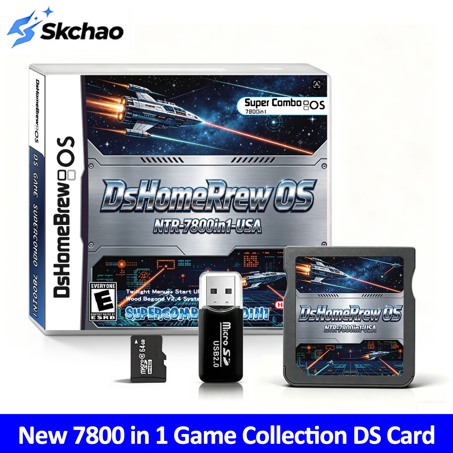 7800 in 1 DsHomeBrew Flash Car - Retro Gaming Setup avaliação e preço