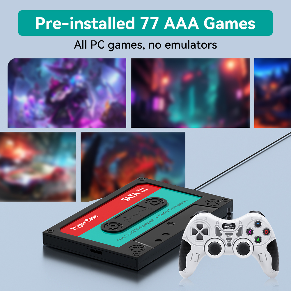 2TB Game Hard Drive With 77 PC - Retro Gaming Download avaliação e preço