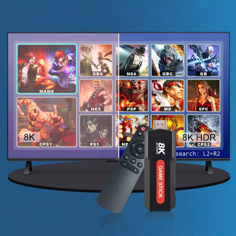 X2 Game Stick HD 4K 8K 3D Cons - Retro Gaming Usb Stick avaliação e preço