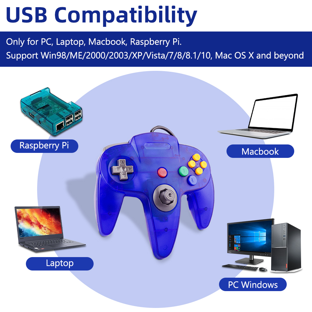 N64 Controller Classic USB Wir - Retro Gaming La avaliação e preço