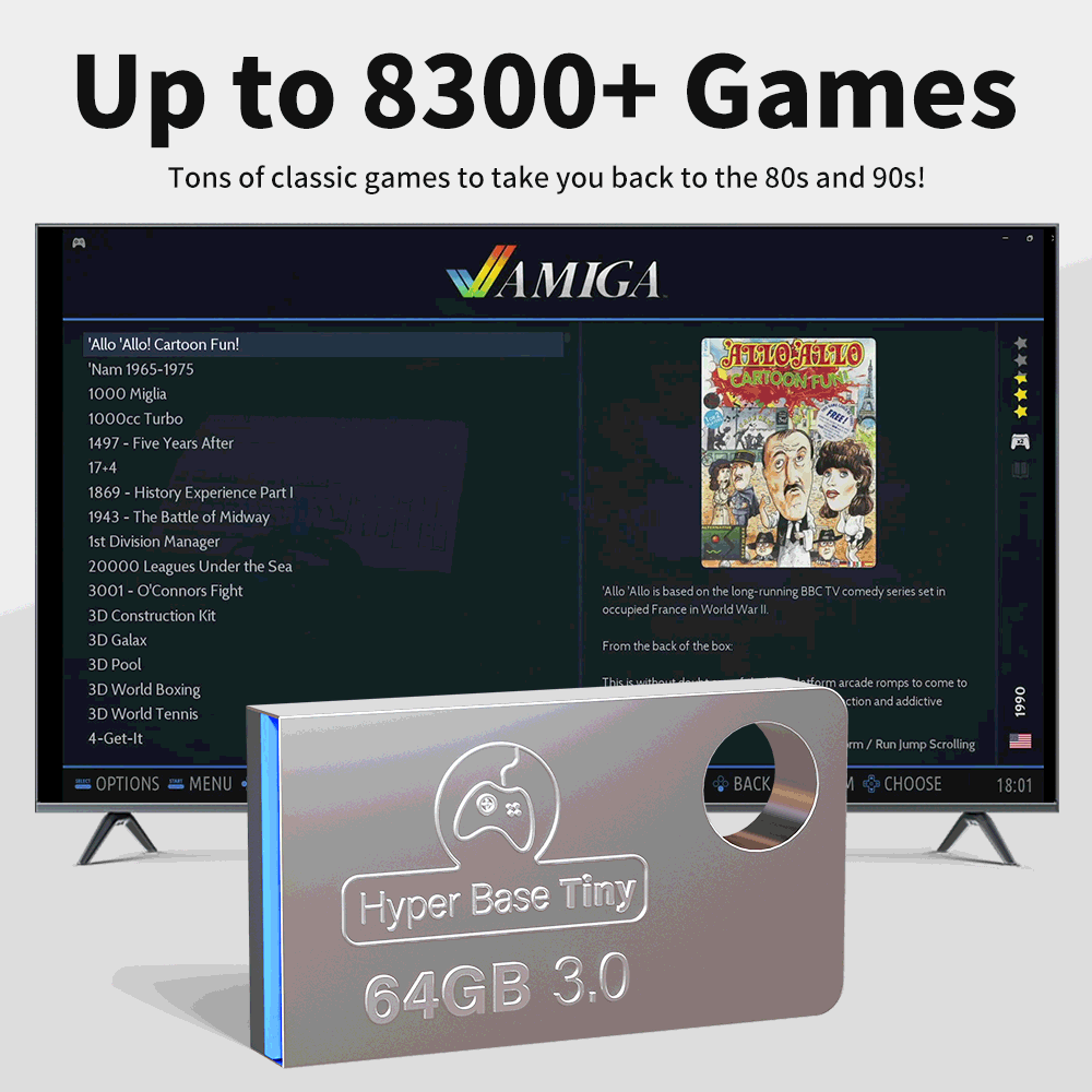 Retrobat Gaming USB Stick With - Retro Gaming Usb Stick avaliação e preço