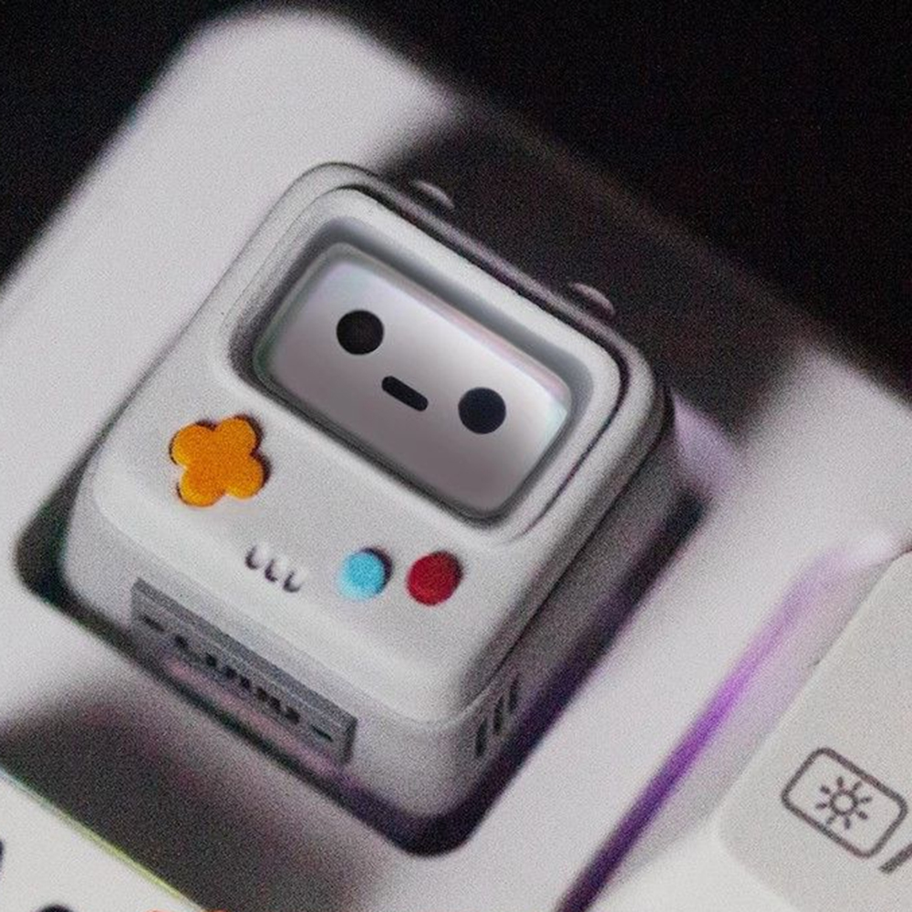 Cute Retro Game Theme Keycaps  - Game Retro Gaming avaliação e preço