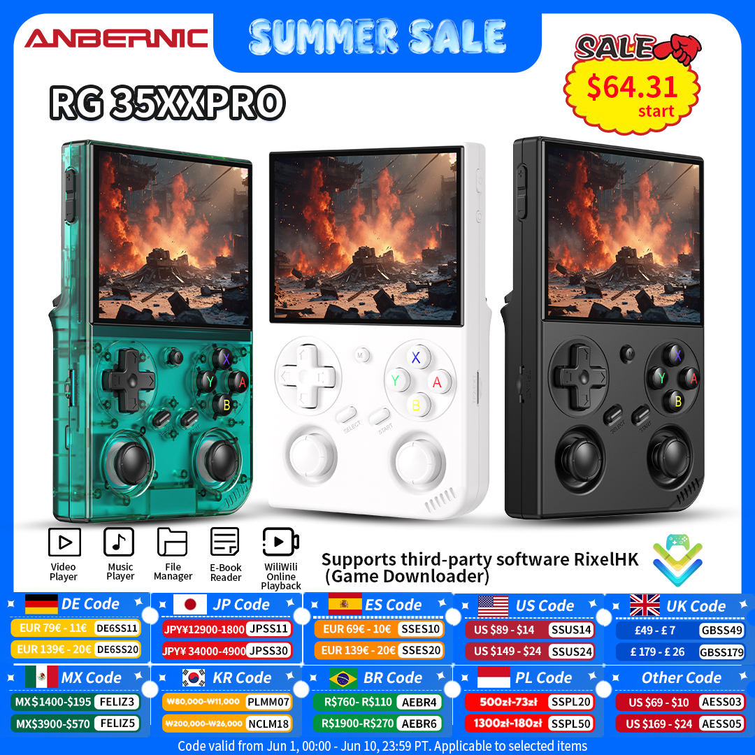 Anbernic RG 35XXPro Retro Hand - Retro Gaming Tablet avaliação e preço
