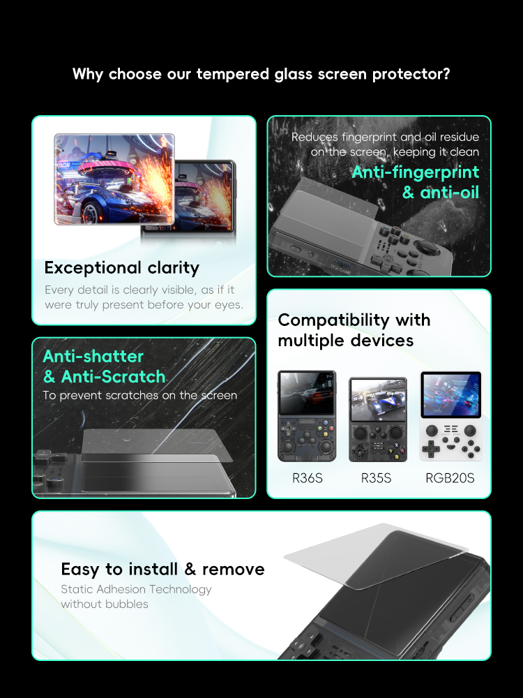 DATA FROG Tempered Glass Scree - Retro Gaming Download avaliação e preço