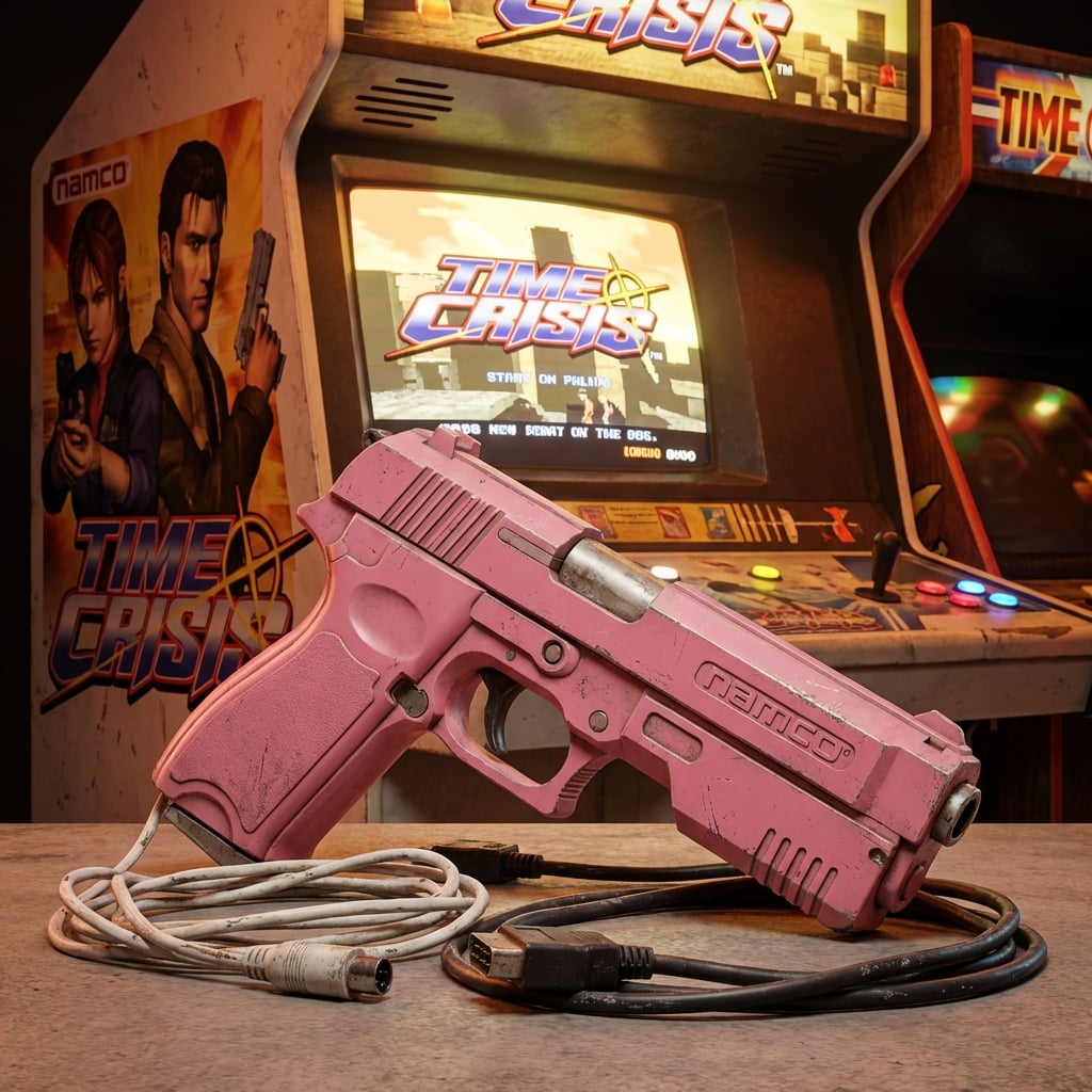 Strong recoil Time Crisis 3 So - Retro Gaming Light Gun avaliação e preço