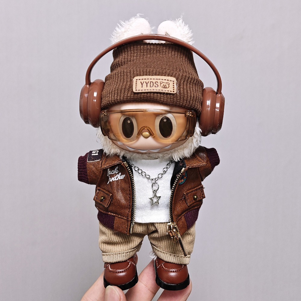 For 15/17cm Labubu Clothes Out - Retro Gaming Gif avaliação e preço