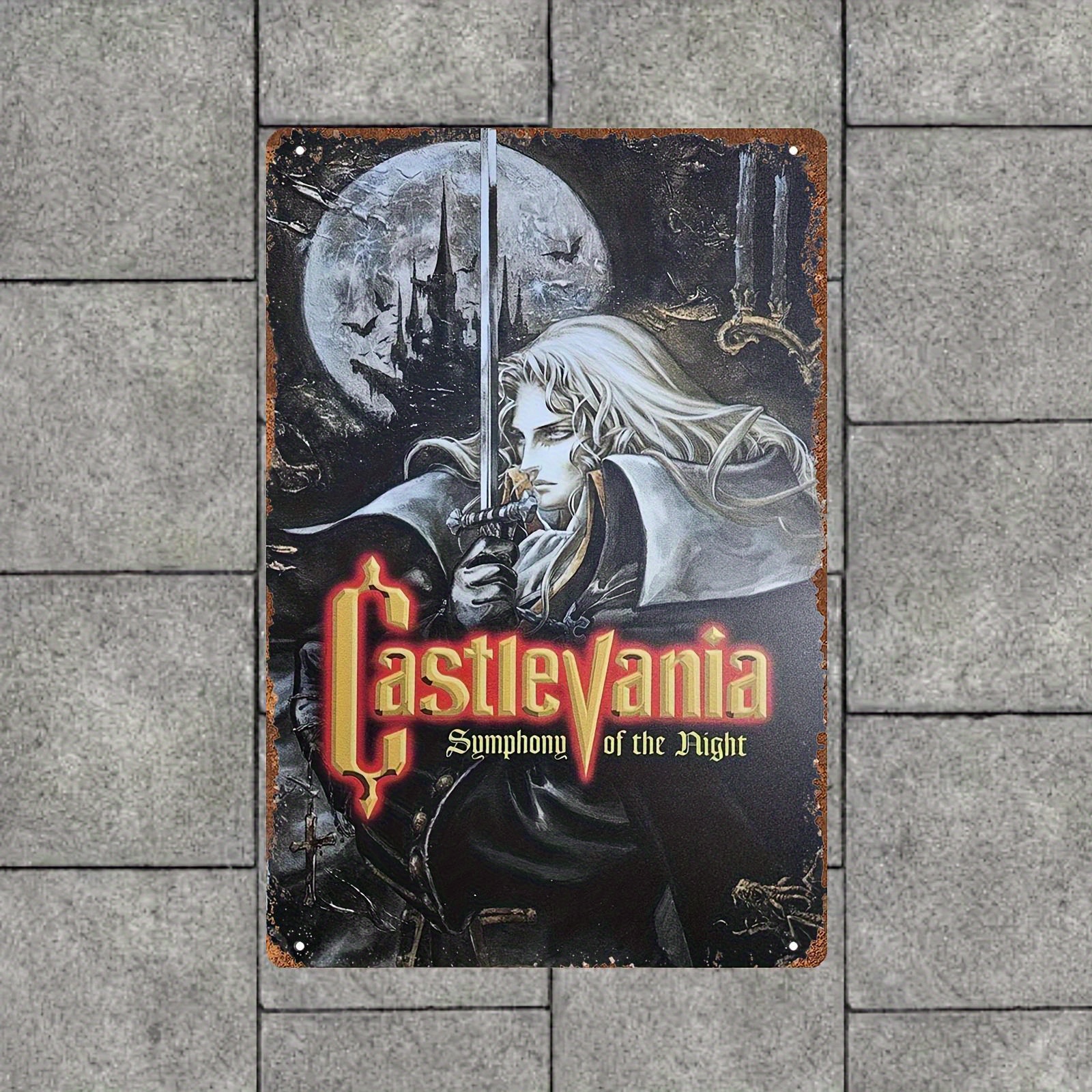 Retro Castlevania Tin Sign - G - Retro Gaming Cafe avaliação e preço