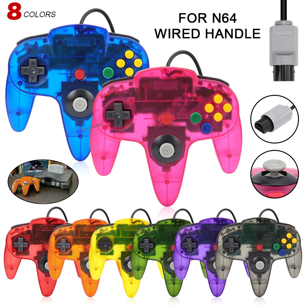 NEW Wired Gamepad for N64 Cons - Retro Gaming Pro avaliação e preço