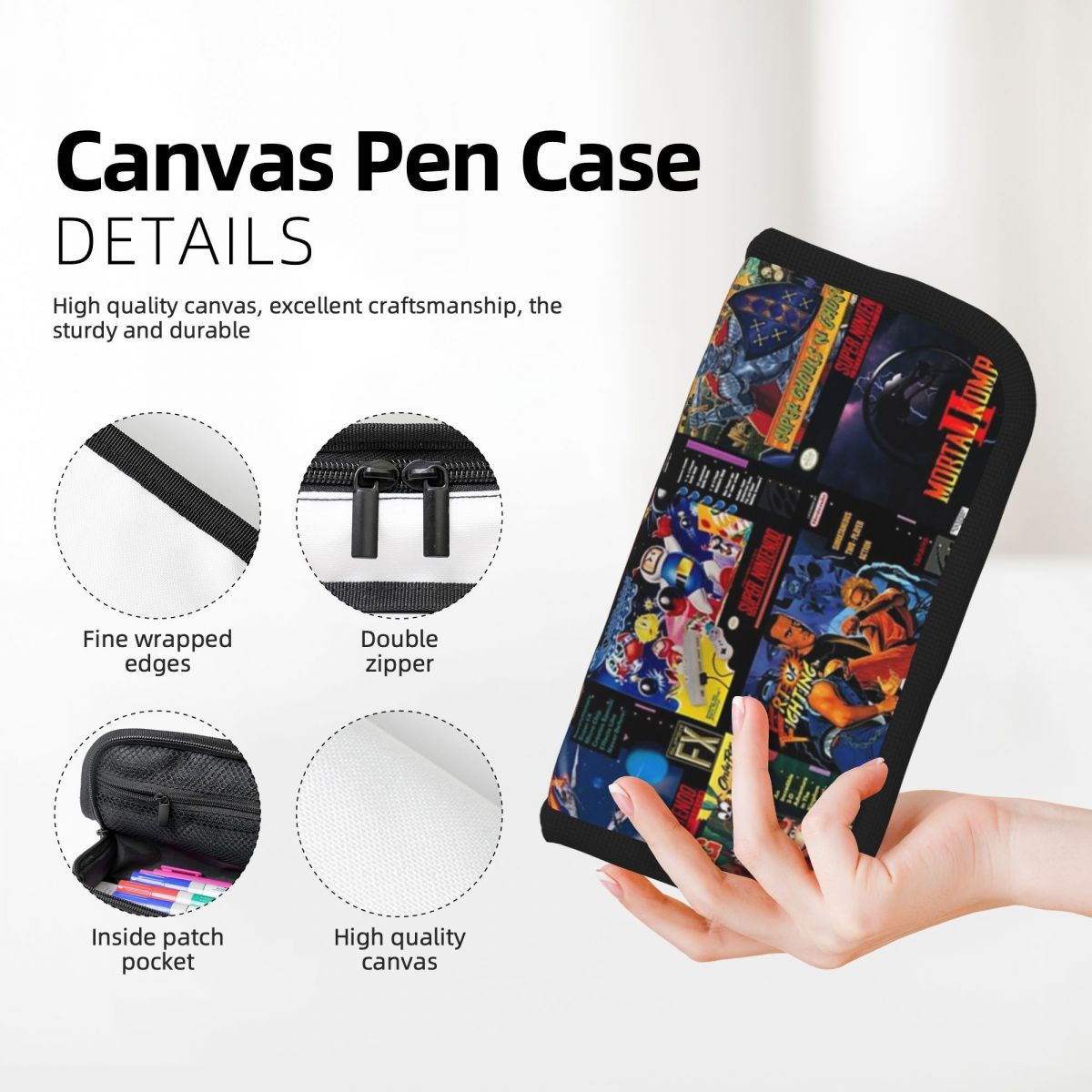 Retro Gaming Boxes Pencil Case - Retro Gaming Case avaliação e preço